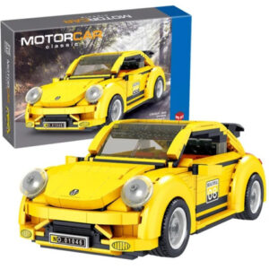 FUSCA DE MONTAR COM 905 PEÇAS - TAMANHO 20 CENTÍMETROS - PEÇAS PEQUENAS