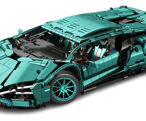 CARRO LAMBORGHINI COM 1280 PEÇAS PARA MONTAR + ILUMINAÇÃO DE LED