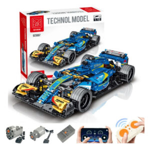 CARRO DE FORMULA 1 COM 1200 PEÇAS PARA MONTAR + KIT DE MOTORIZAÇÃO E CONTROLE REMOTO - MARCA MORK