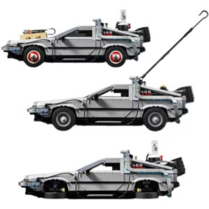 CARRO DELOREAN DO FILME DE VOLTA PARA O FUTURO COM 1872 PEÇAS PARA MONTAR