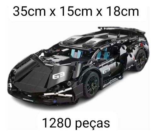 Blocos de montar Lamborghini Technic – 1280 peças – Marca Mega - Imagem 2