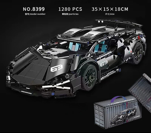 Blocos de montar Lamborghini Technic – 1280 peças – Marca Mega - Imagem 4