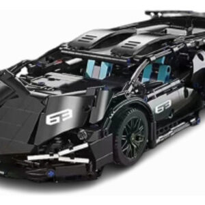 Bloco De Montar 1285 Pçs Lamborghini Luzes + Controle Remoto