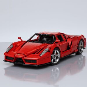 Blocos de montar carro esportivo Ferrari Enzo – 4301 peças – 57 x 25,5 cm – Marca Kbox