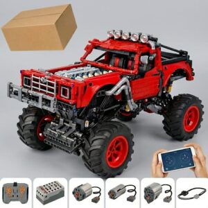 Blocos de montar Pick-up Monster 4x4 – 1333 peças – Com motorização e controle remoto – Marca Mega