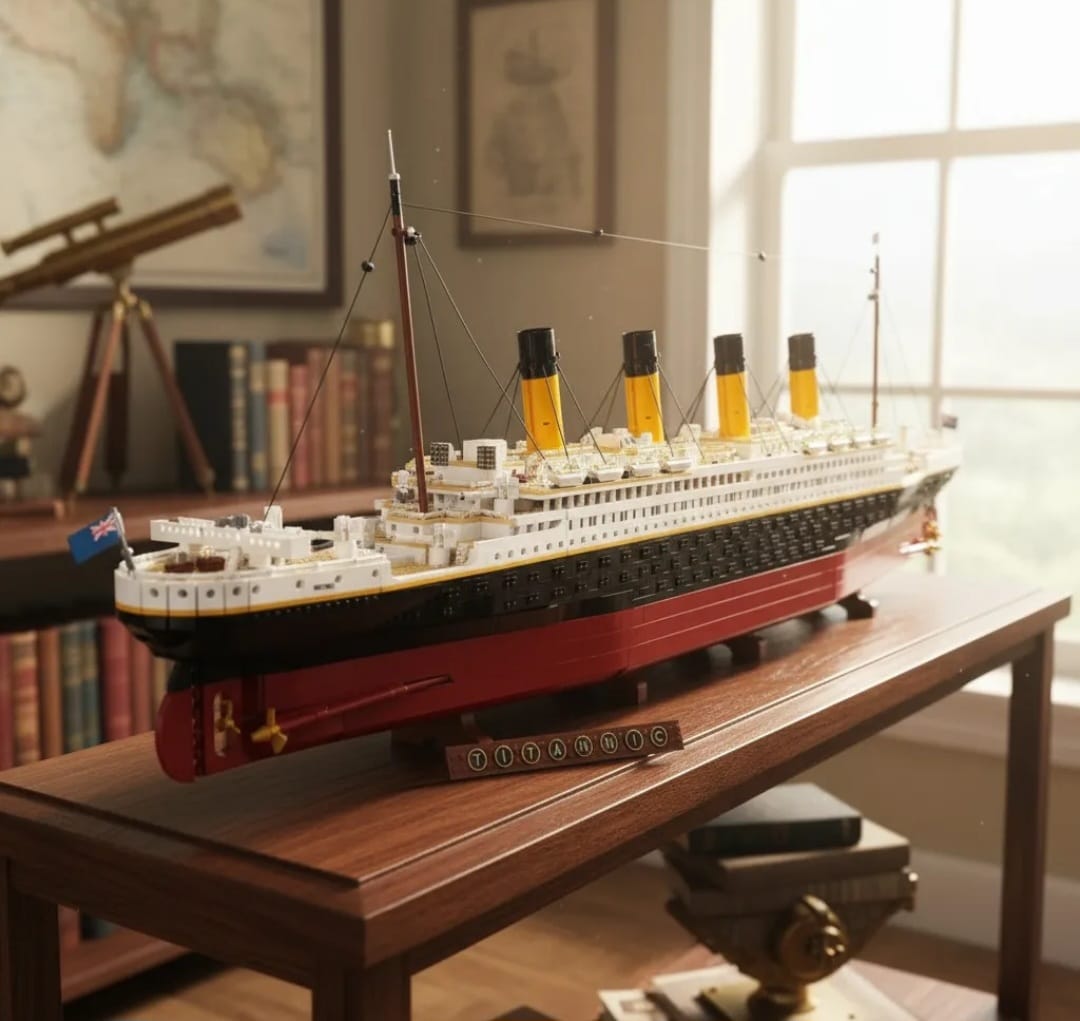 Blocos de montar navio Titanic – 9090 peças – Modelo 10294 / 99090 – Marca Mega - Imagem 8