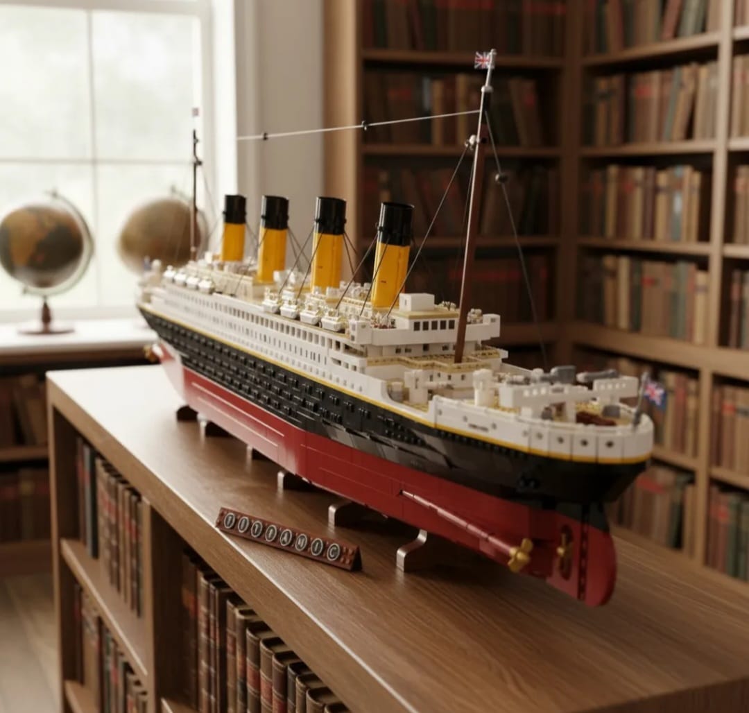 Blocos de montar navio Titanic – 9090 peças – Modelo 10294 / 99090 – Marca Mega - Imagem 6