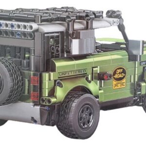 JEEP OFF ROAD LAND ROVER COM1358 PEÇAS PARA MONTAR, NO TAMANHO DE  28.7CM MARCA  SUPERCAR