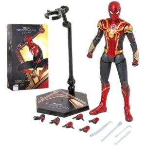 BONECO FIGURA DE AÇÃO IRON SPIDER - HOMEM ARANHA MARVEL ORIGINAL SAGA INFINITY ESCALA 1/10