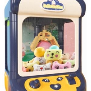 BRINQUEDO MINI MAQUINA PEGA BICHOS DE PELUCIA - COM 20 OBJETOS PARA PEGAR