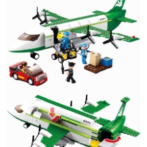 AVIÃO DE MONTAR COM 383 PEÇAS MARCA SLUBAN
