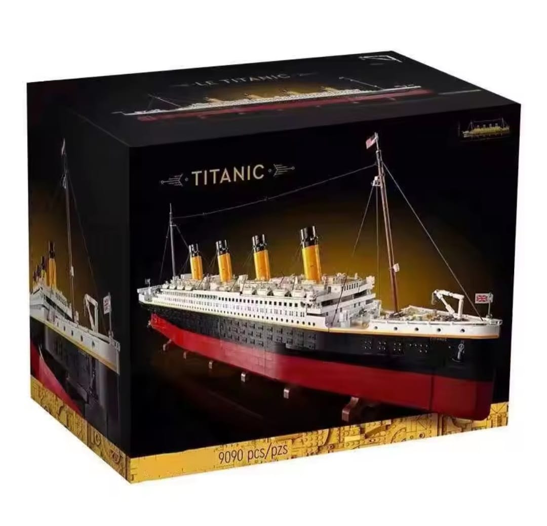 Blocos de montar navio Titanic – 9090 peças – Modelo 10294 / 99090 – Marca Mega - Imagem 3