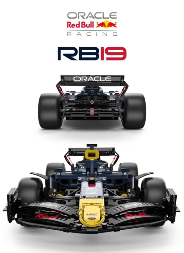 CARRO DE FORMULA 1 RB19 RED BULL COM 2.464 PEÇAS PARA MONTAR + KIT DE MOTORIZAÇÃO E CONTROLE REMOTO - EDIÇÃO ESPECIAL - 68 CENTÍMETROS DEPOIS DE MONTADA - Image 10