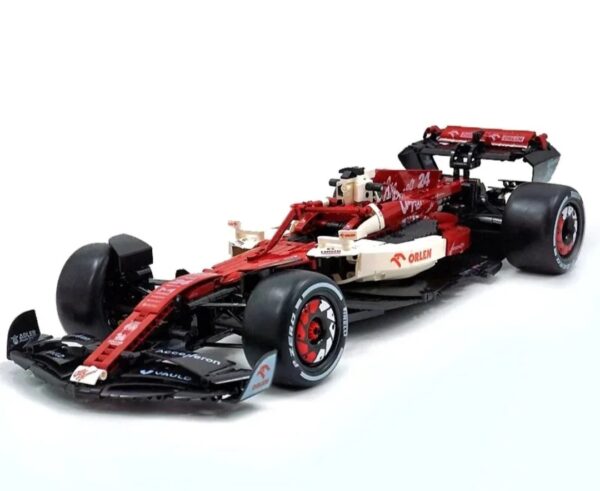 CARRO DE FÓRMULA 1 ALFA ROMEO COM 1868 PEÇAS PARA MONTAR - MARCA CADA, MODELO C64005 - Image 2