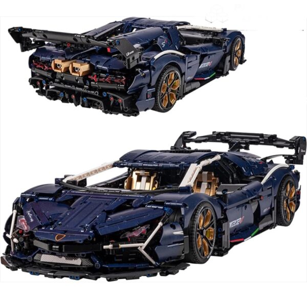 LAMBORGHINI AVENTADOR COM 4260 PEÇAS PARA MONTAR + KIT DE MOTORIZAÇÃO E CONTROLE REMOTO - Image 10