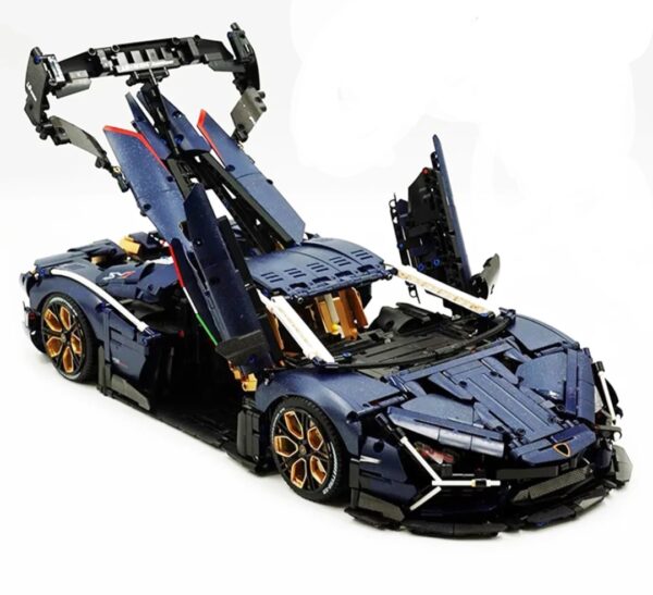 LAMBORGHINI AVENTADOR COM 4260 PEÇAS PARA MONTAR + KIT DE MOTORIZAÇÃO E CONTROLE REMOTO - Image 9
